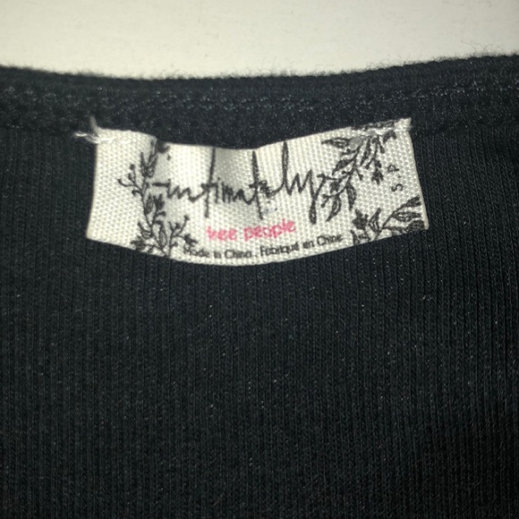 SOLD Free People Ribbed And Lace Halter Top - Picture 4 of 5